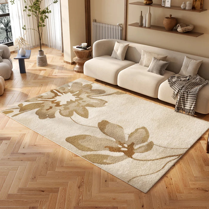 Japanese Light Luxury Living Room Decoration Carpet Modern Bedroom Bedside Plush Non-slip Carpets Home Cloakroom Fluffy Soft Rug