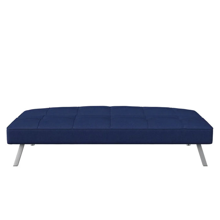 2023 New Serta Chelsea Modern Futon, Blue Fabric