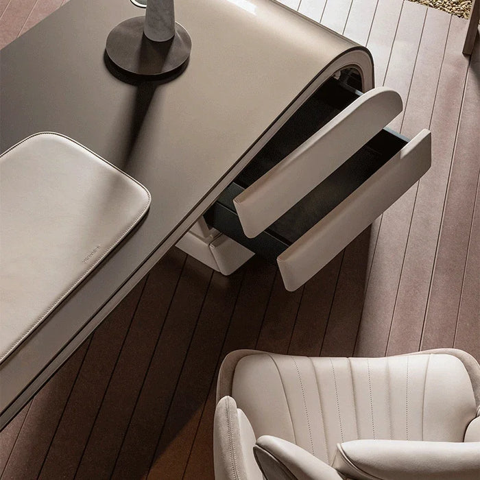 New Minimalist Modern Executive Manager Ceo Table Design Home Luxury Office Furniture Italian Marble Designer Desk