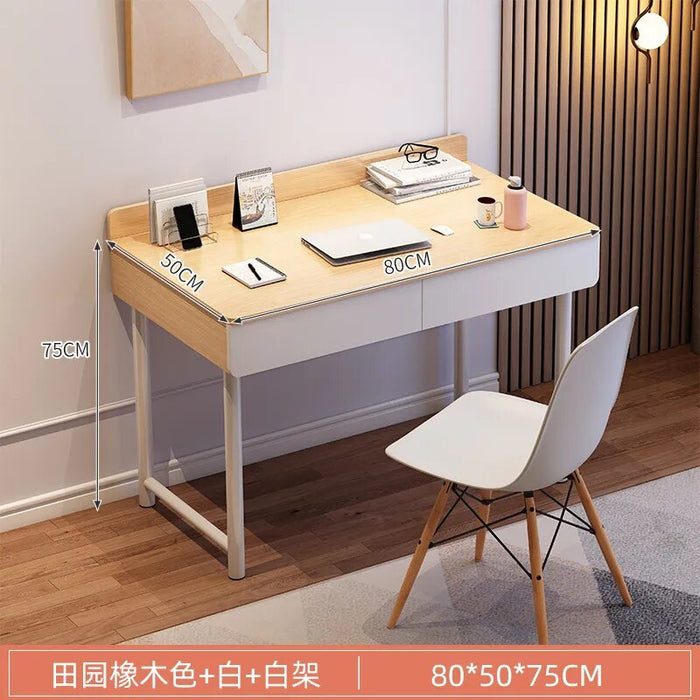Computer Desk Home Desktop Office Table with Drawer Simple Modern Girl Bedroom Student Writing Study Desk