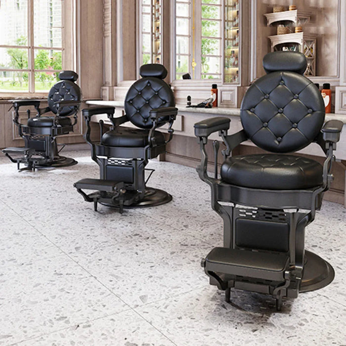 Vintage Hairdressing Chair Gold Latest Luxury Hair Salon Equipment Furniture Hairdressing Chair Multifinction Sedie Salon Chair