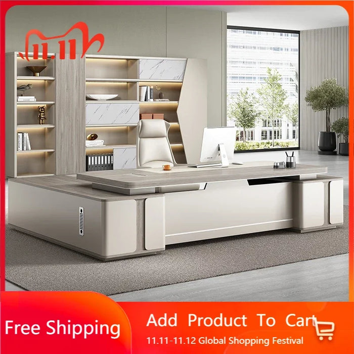 Modern Studio Office Desk Workbench Corner Desktops Art Conference Office Desk Writing Mesa De Escritorio Luxury Furniture