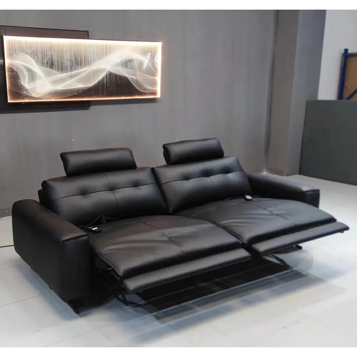 MINGDIBAO Genuine Leather Recliner Sofa Italian Leather Couch Sectional Sofa Set with Executive Chair Electric Recliner Chairs