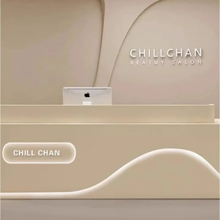 Modern Podium Reception Desks Office Gym Information Parental Advisory Bar White Reception Desks Luxury Mostrador Furniture