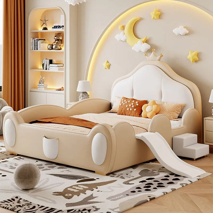 Kids Headboards Children Bed Frame Luxury Toddlers Platform Castle Children Bed Modern Letto Castello Kids Bedroom Furniture