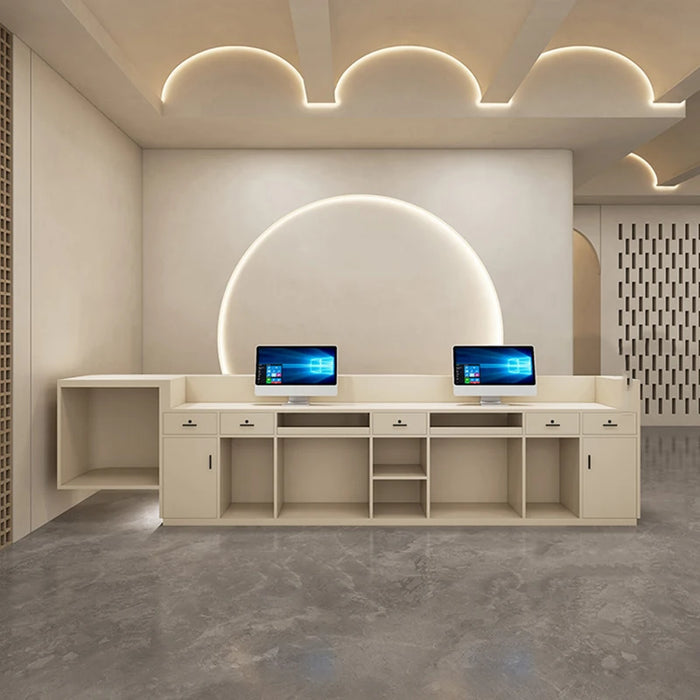 Hair Salon Reception Desks Beauty Restaurant Clinic Cashier Counter Register Checkout Spa Theke Rezeption Commercial Furniture