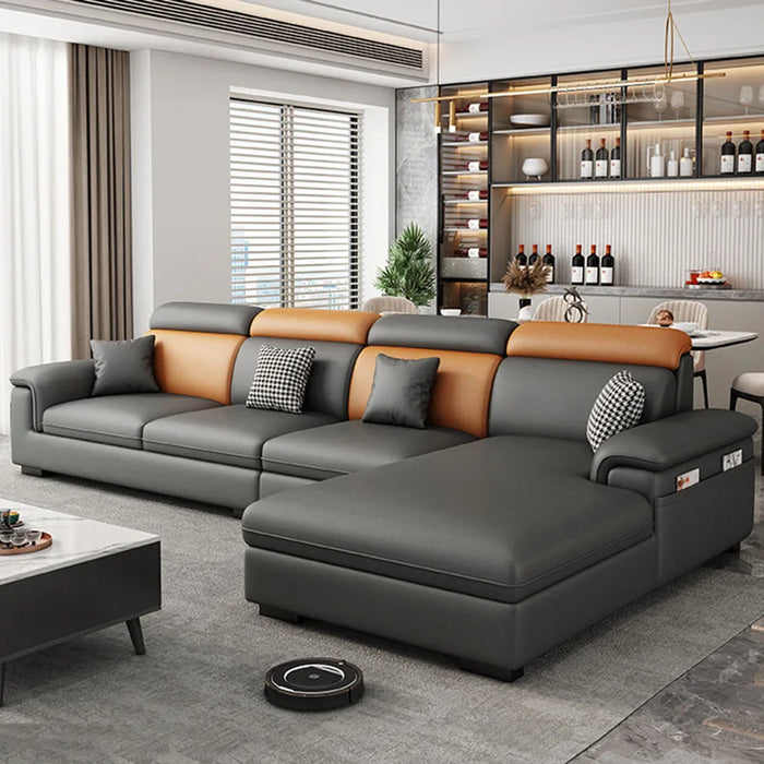Luxury Modern Living Room Sofas Furniture Europe Wooden Living Room Sofas Hotel Sectional Leather Nordic Salon Meuble Home Decor