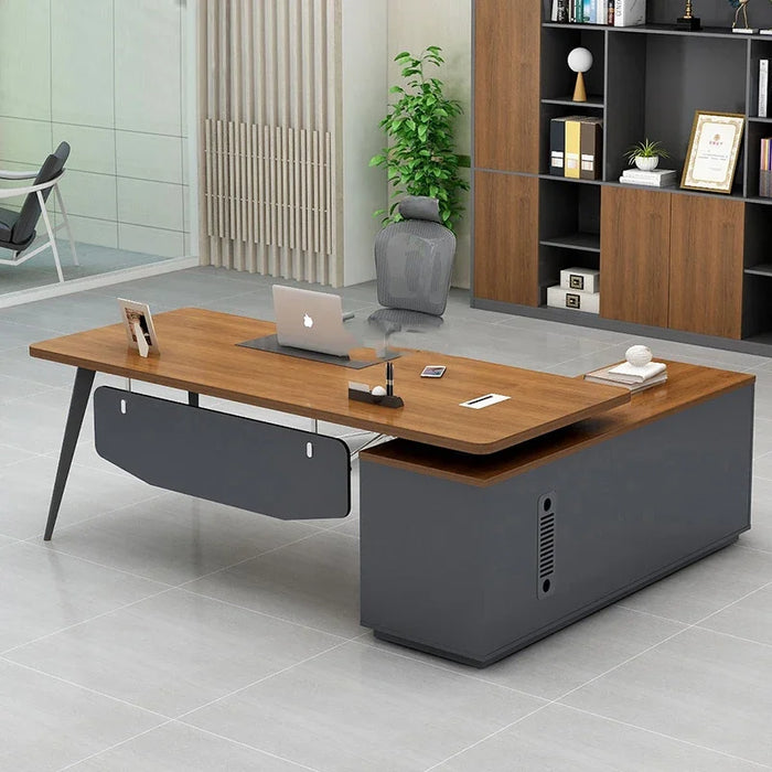 Modern Computer Office Desk Single Drawers Wood Designer Professional Desk Tables Studio Mesa Para Computador Home Furniture