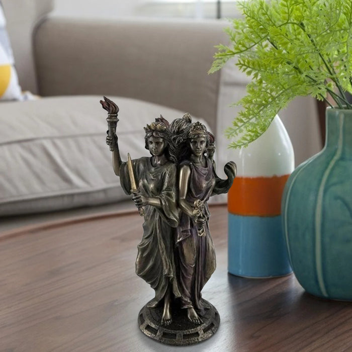 Three Goddess Resin Statue Greek Religious Crafts Sculpture Decoration Triple Form Hecate GreekGoddess Statue Crafts Home Decor