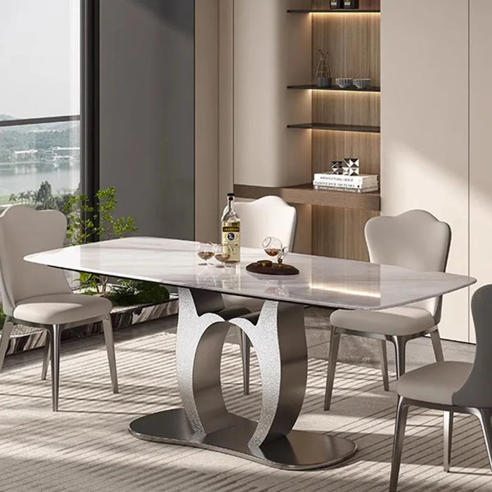 Marble Kitchen Dining Tables Conference Balcony Office Luxury Dining Tables Center Articulos Para El Hogar Nordic Furniture