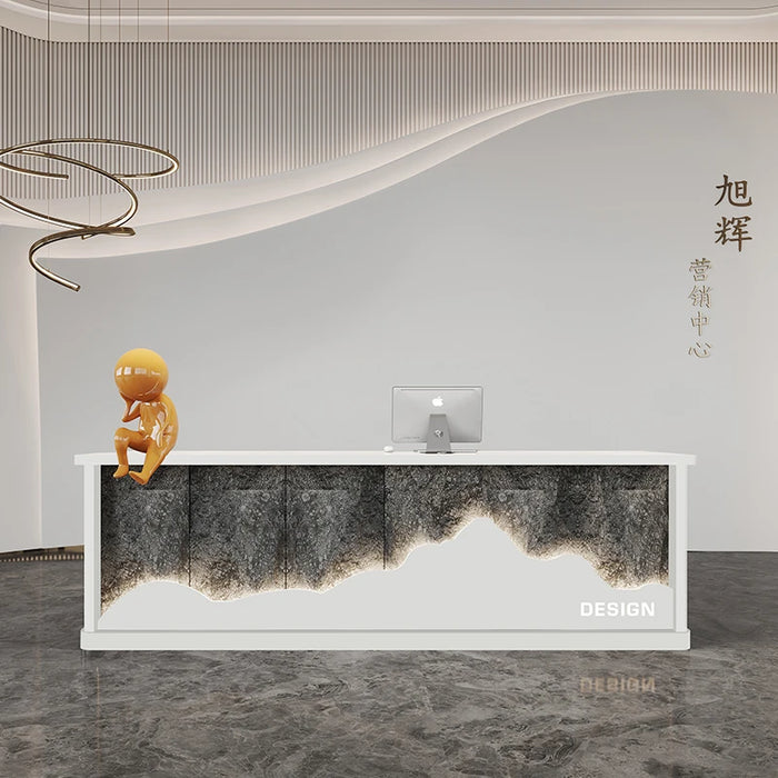 Shop Modern Reception Desk Office Grocery Store Check Out Information Reception Desk Podium Comptoir Caisse Reception Furniture
