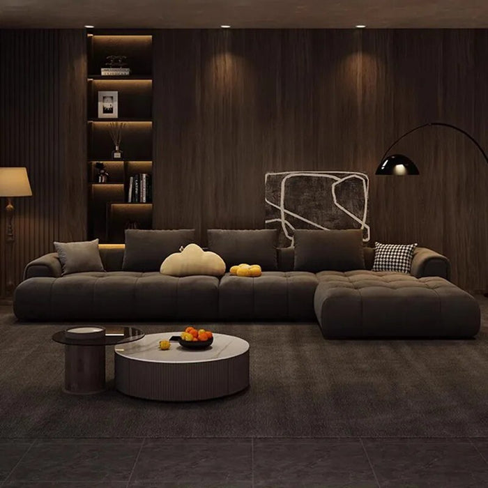 L Shape Adults Living Room Sofa Italian Luxury Nordic Couch Set Living Room Sofa Wood Legs Modern Divani Soggiorno Furnitures