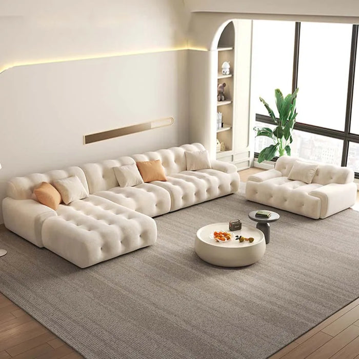 Living Room Corner Sofas Fabric Minimalist Modular Sectional Sofa Modern Elegant Divano Soggiorno Di Lusso Luxury Furniture