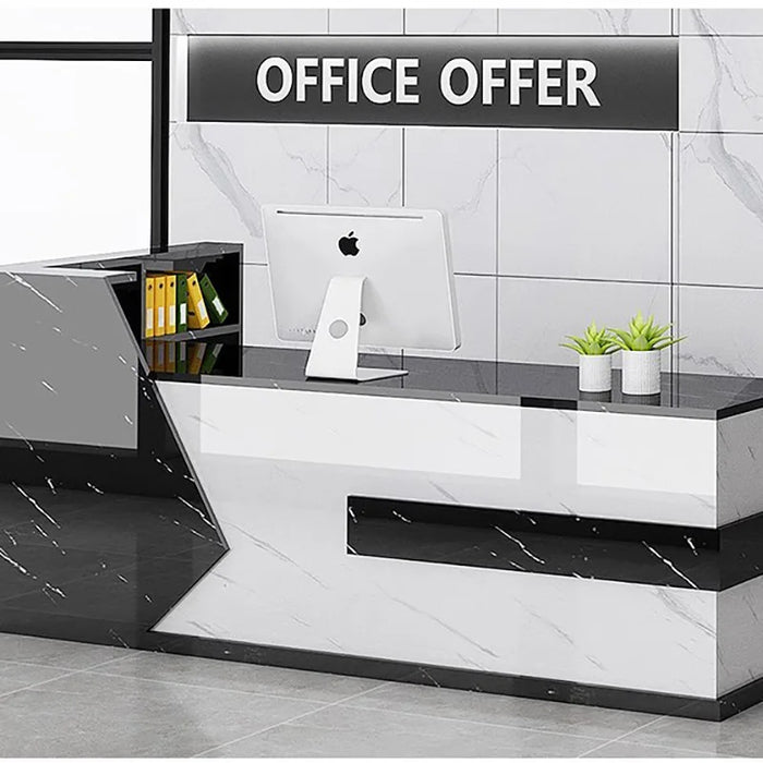 Bar Counter Reception Desks Tall Display Cabinet Commercial Cashier Reception Desk Office Table Mostrador Garden Furniture Sets