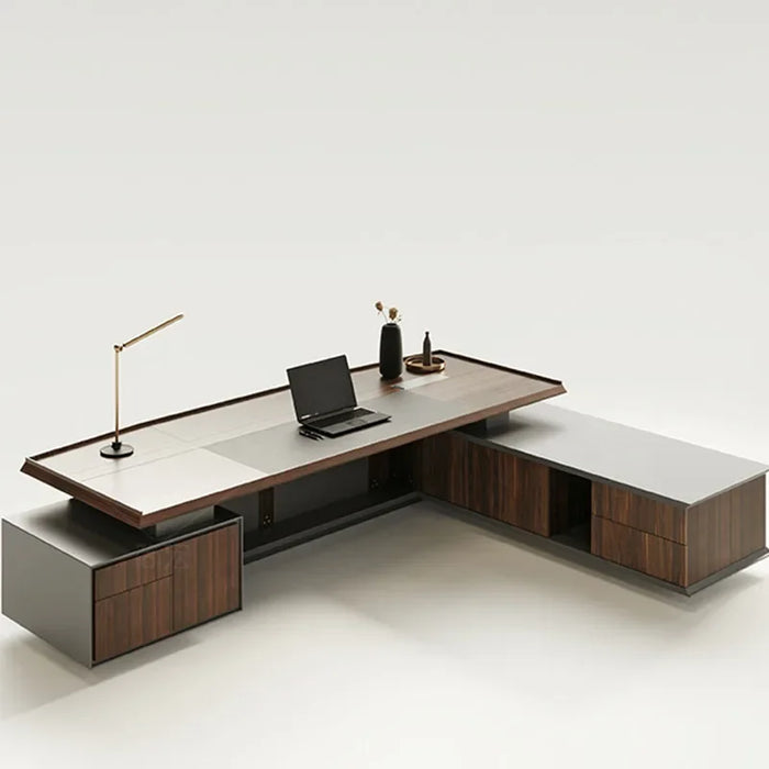 Workflow Desktop Office Desk Corner Executive Makeup Laptop Coffee Meeting Office Desk Stand Scrivania Angolare Furniture HDH