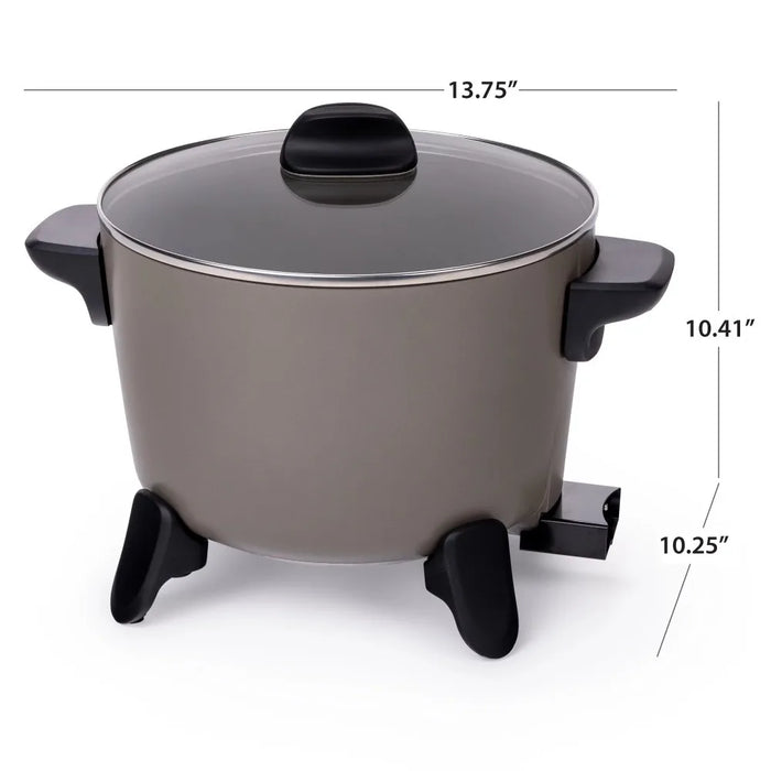 Big Kettle Ceramic Deep Fryer/Multi-Cooker, 06026 New electric deep fryer Cooking Appliance Kitchen Appliance