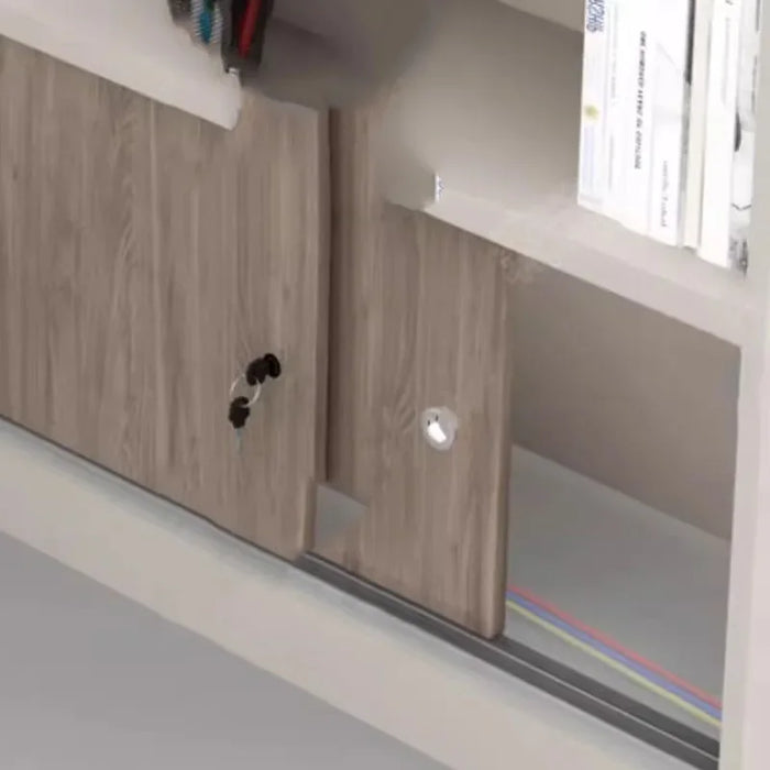 European Bookshelf Office Desk Drawers Setup Storage Standing Computer Desks Executive Luxury Floor Escritorio Modern Furniture