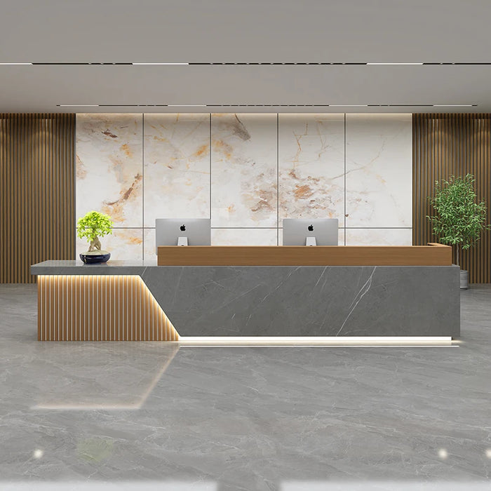 Computer Standing Reception Desks Salon Executive Club Checkout Reception Desks Counter Bancone Reception Modern Furniture