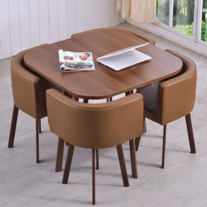 Coffee Tables For Lunch Kitchen Round Table Chair Set Dining Room Comedor 4 Sillas Living Room Wood Muebles Furnitures YX