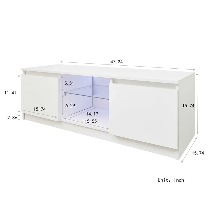 TV Cabinet Wholesale, TV Stand with Lights, Modern LED TV Cabinet with Storage Drawers, Living Room Entertainment Center