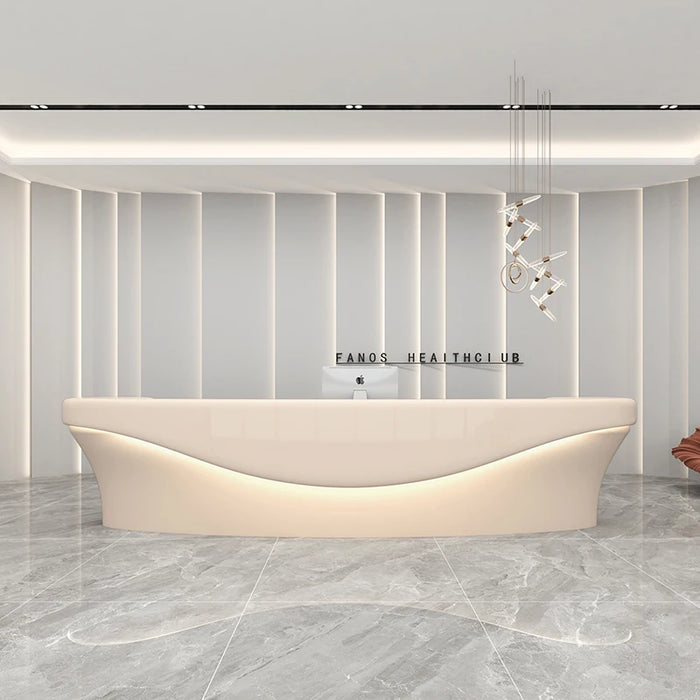 Executive European Reception Desk Lectern Luxury Garden Reception Desk Consable Modern Comptoir Caisse De Boutique Furniture