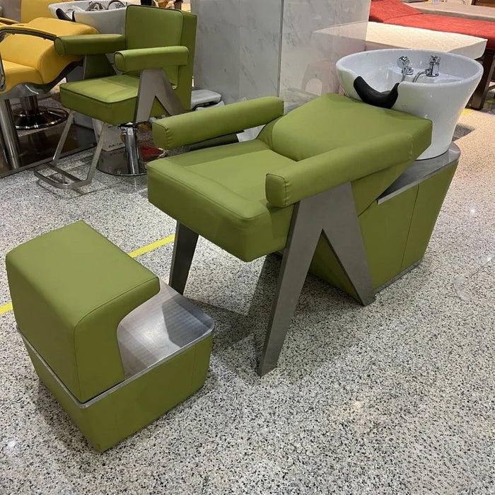 Hairdressing Shampoo Chair Beauty Salon Head Spa Equipment Water Circulation Head Therapy Silla Hairdresser Furniture GY50GP
