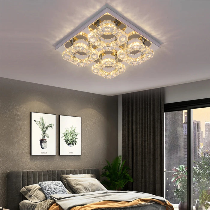 Modern Led Chandeliers Lamp Ceiling Light 3 Side Decor Bedroom Living Room Luxury Lighting For Dining Room Pendant Lamp Fixture
