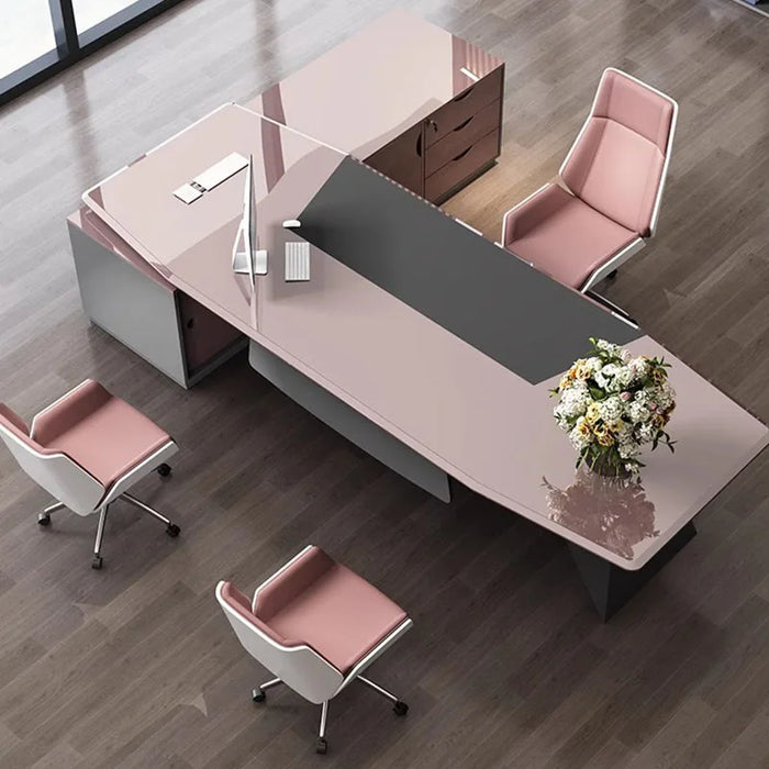 Organizer Meeting Office Desks Computer Luxury Executive Desktops Filing Cabinets Minimalist Bureau Meuble Office Furniture