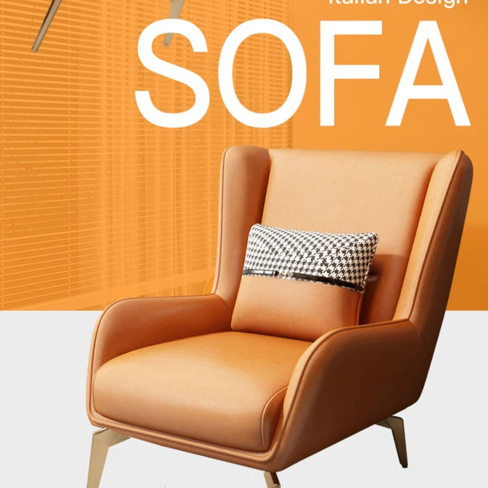 Luxury Living Room Sofas Lazy Small Modern Single Living Room Sofas Mid Century Floor Muebles Hogar Home Furniture YN50LRS