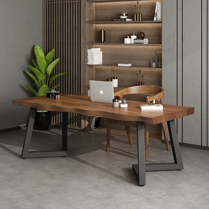 Computer Coffee Office Desk Writing Workbench Console Meeting Corner Drafting Office Desk Laptop Scrivania Legno Furniture HDH