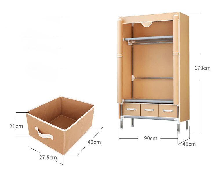Folding Wardrobe With Free Shipping Clothes Closet Cabinets for Living Room Dresser Dressing Rooms Dressers Garden Furniture Set