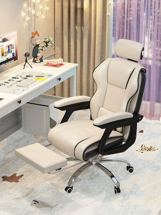 Aoliviya Official New Computer Chair Home Comfortable Sitting Office Seating Girls' Dormitory Backrest Chair Anchor Lifting