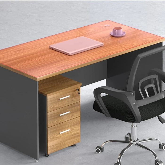 Wholesale Modern Industrial Wood Desktop Work Write Workstation Desk Computer Table Desk With Chair For Office