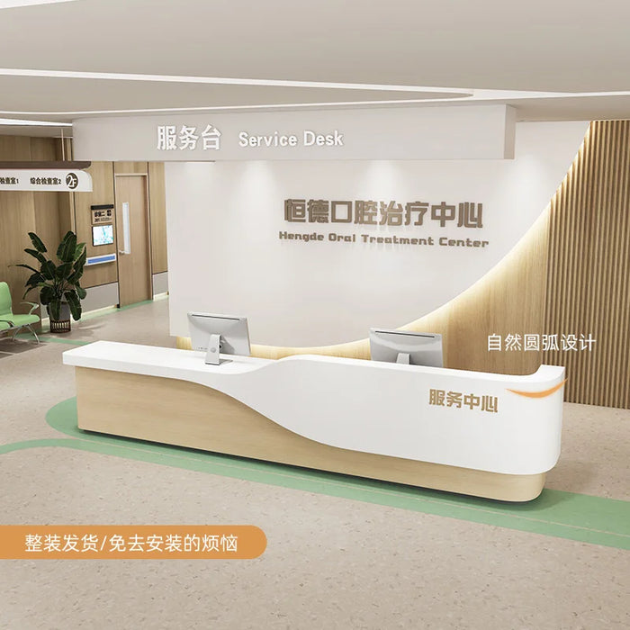 Store Stand Reception Desk Check Out Counter Barbershop Front Desk Register Reception Desk Salon Bancone Reception Bar Furniture