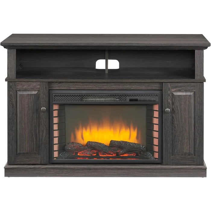 48 Inch Electric Fireplace Tv Cabinet Furniture for Modern Television Stands Entertainment Center With 28" Fireplace Stand Home