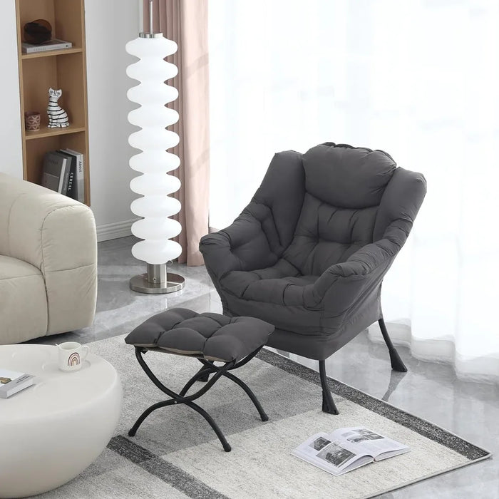 Lazy Chair With Ottoman Recliner Chair Living Room Comfy Armchairs Interior Furniture Home
