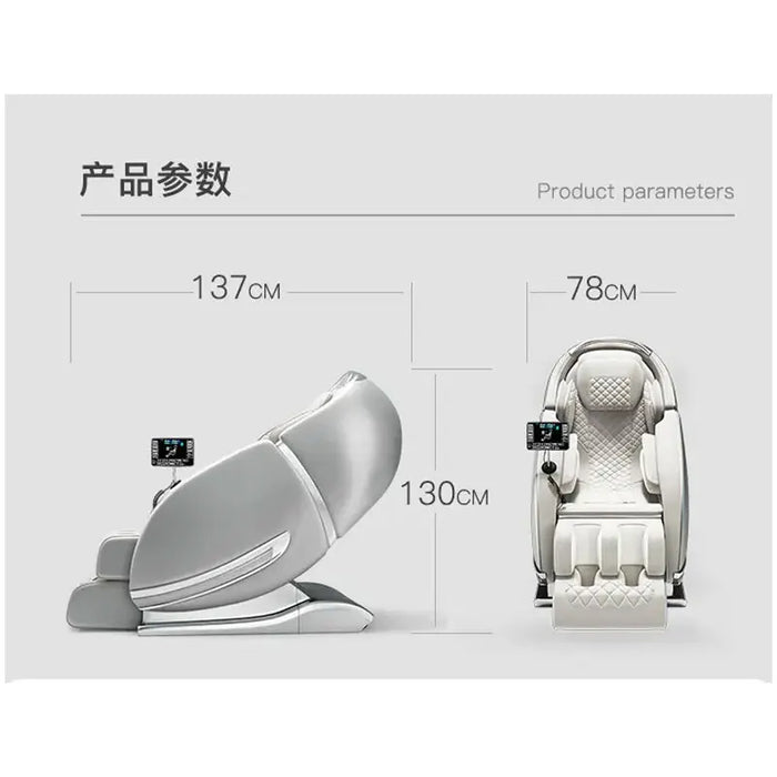 Luxury Foot Full Body Electric AI Smart Recliner Heat Therapy 3D SL Track Zero Gravity Shiatsu 4D Massage Chair for Home Office