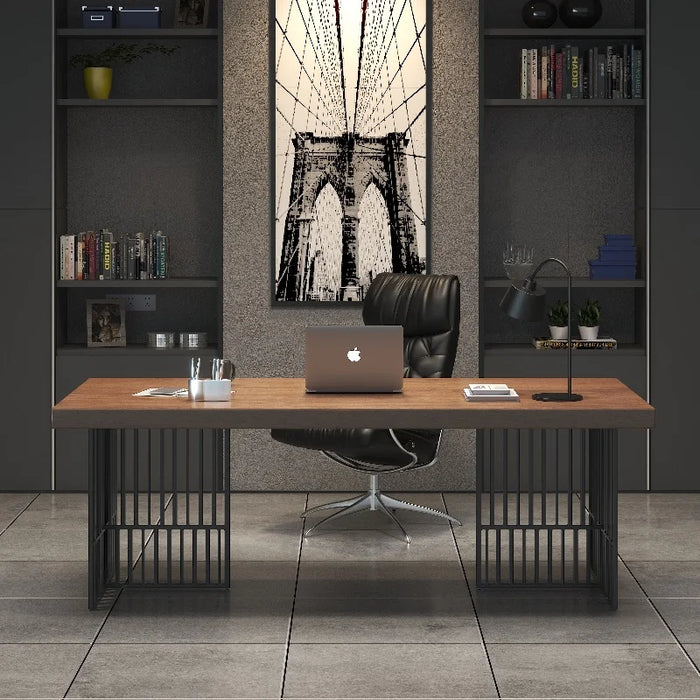 Modern Simple Computer Desk Tables Small Ideas Wooden Work Bedroom Executive Office Desk Designer Mesa De Ordenador Furniture