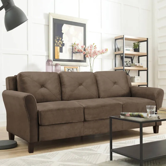 Lifestyle Solutions Taryn Curved Arms Sofa sofa  sofa set living room furniture  lounge chair  sofa