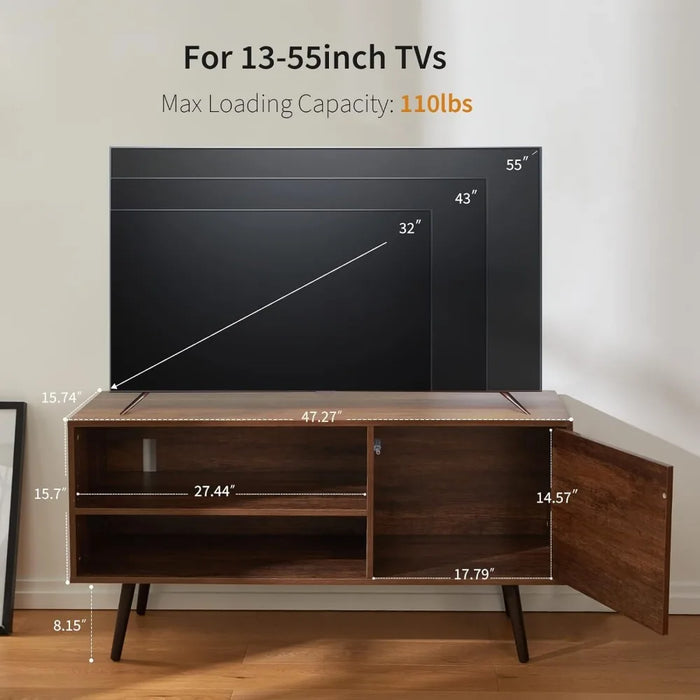 Living Room Wooden TV Cabinet for Living Room Bedroom TV Cabinet Up to 55 Inch Free Shipping Bracket Furniture