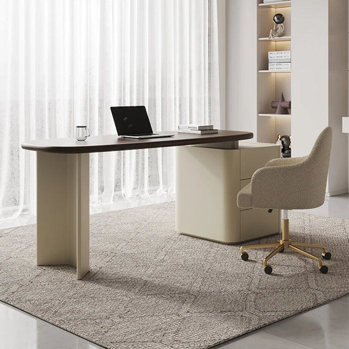 Modern Simple Desk Tables Drawers Wood Ideas Elegant Aesthetic Bedroom Office Desk Executive Mesa Escritorio House Furniture