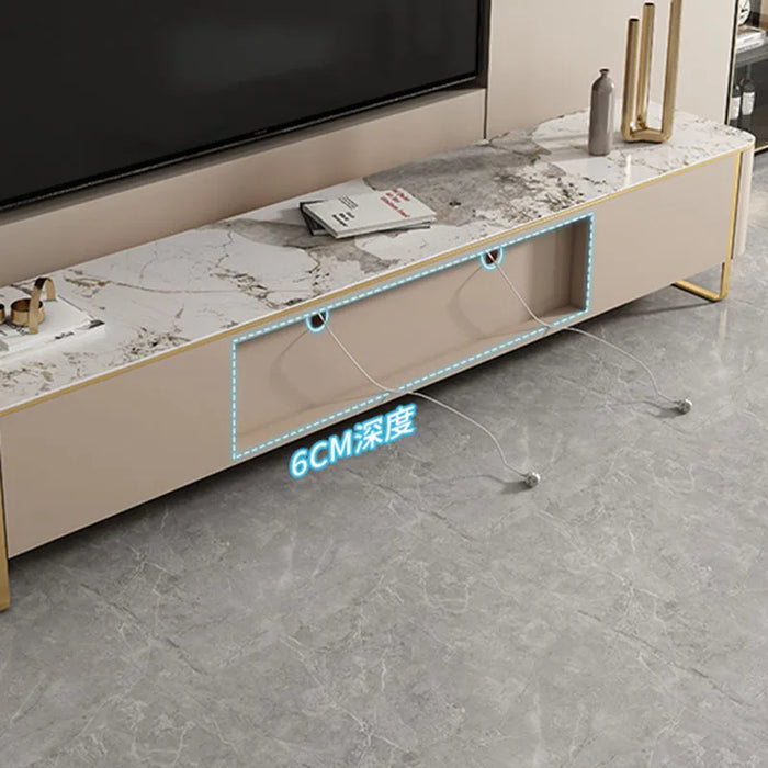 Modern Bedroom Nordic Tv Cabinet Stands Led Lights Glass Bench Home Stand Floor Coffee Storage Muebles Living Room Furniture