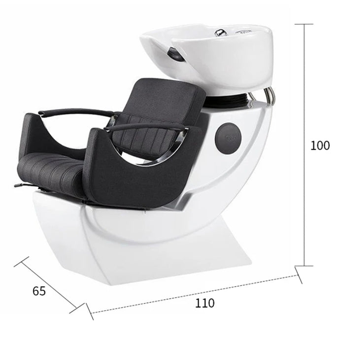 Dedicated Hair Salon Shampoo Chairs Customization Barber Sitting Posture Household Shampoo Chairs Lavacabezas Furniture QF50SC