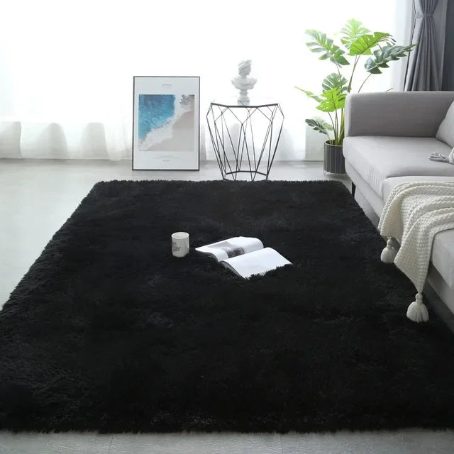 13558 Large Plush Carpet Living Room Decoration Tie-Dye Soft Fluffy Rug Thick Bedroom Carpets Anti-slip Washable Floor Mats