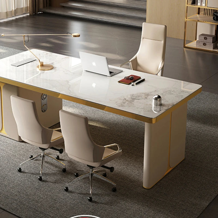 Executive Gaming Office Desk White Reception Wooden Computer Meeting Lap Desktops Office Desk Writing Stolik Room Accessories