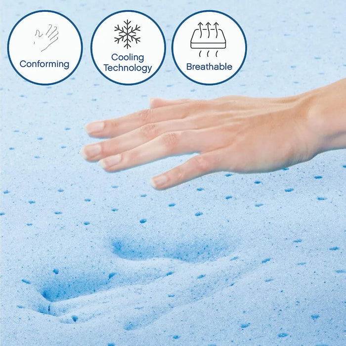 Queen Mattress,Cool Gel Ventilated Memory Foam 10-Inch Mattress,CertiPUR-US Certified,Bed-in-a-Box,Medium Firmness Mattress