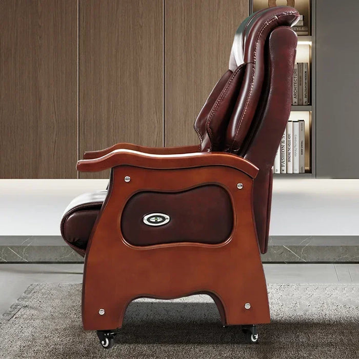 Boss Massage Office Chair Ergonomic Recliner Wheels Relax Relaxing Armchairs Library Fashion Cadeira Presidente Office Furniture