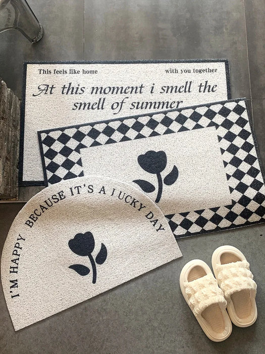 2023 Bathroom Kitchen Entrance  Bath Indoor Floor Carpet Door Mat Bathroom Absorbent Foot fashion Mat Floor Mat