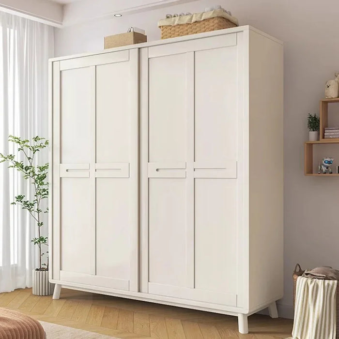 Sliding Door Wardrobe Clothes Storage Clothing Rack Baby Closet Baby Cupboard Luxury Wooden Armario De Ropa Home Furniture