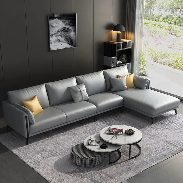 Modern Sectional Living Room Sofas Furniture Europe Luxury Living Room Sofas Beds Lazy Leather Confort Nordic Chaises Sofa Bed